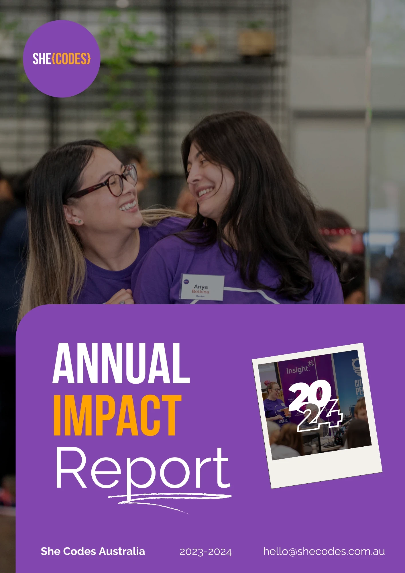 Cover of the 2024 Impact Report