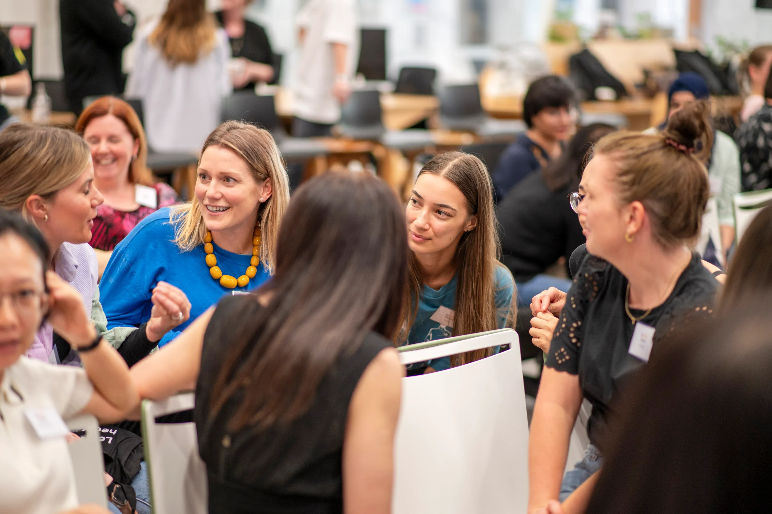 A group of attendees at a She Codes Australia Perth event