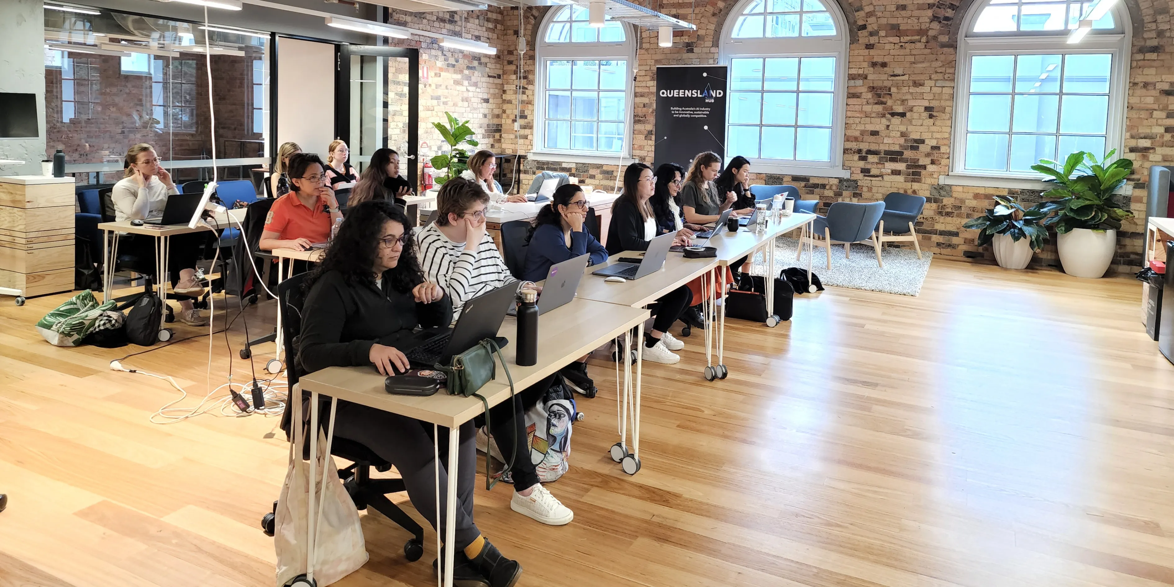 Queensland AI Hub Renews its partnership with She Codes for 2023