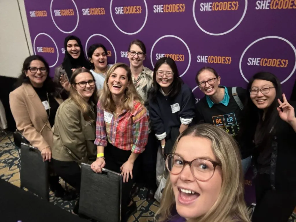 She Codes Plus Perth cohort at BeerOps Perth